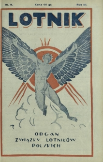 Lotnik : organ Związku Lotników Polskich. T. 3, nr 9=48 (27 lutego 1926)