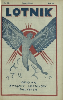 Lotnik : organ Związku Lotników Polskich. T. 3, nr 18=56 (18 maja 1926)