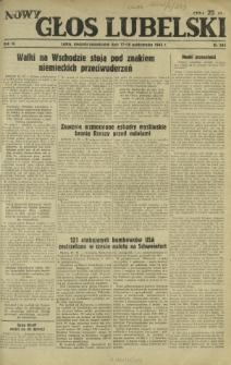 Nowy Głos Lubelski. R. 4, nr 243 (17-18 października 1943)