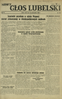 Nowy Głos Lubelski. R. 4, nr 245 (20 października 1943)