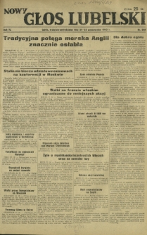Nowy Głos Lubelski. R. 4, nr 249 (24-25 października 1943)