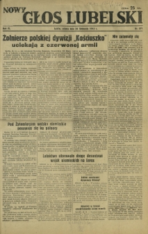 Nowy Głos Lubelski. R. 4, nr 271 (20 listopada 1943)