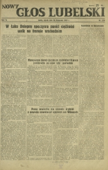 Nowy Głos Lubelski. R. 4, nr 276 (26 listopada 1943)