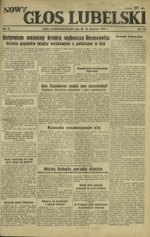 Nowy Głos Lubelski. R. 4, nr 278 (28-29 listopada 1943)