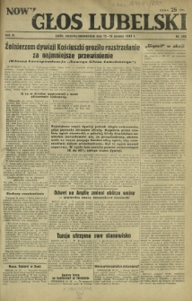 Nowy Głos Lubelski. R. 4, nr 290 (12-13 grudnia 1943)
