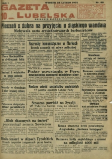 Gazeta Lubelska : dziennik ilustrowany. R. 1, nr 52 (1924 lutego 31)