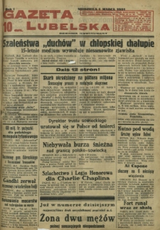 Gazeta Lubelska : dziennik ilustrowany. R. 1, nr 57 (1 marca 1931)