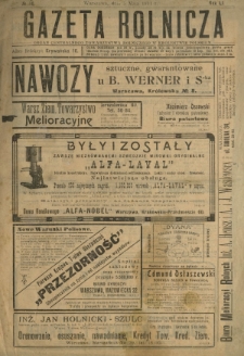 Gazeta Rolnicza : pismo tygodniowe ilustrowane. R. 51, nr 18 (5 maja 1911)