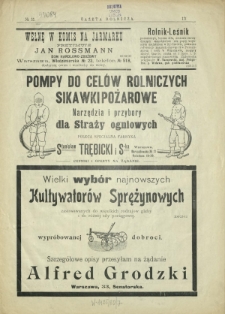 Gazeta Rolnicza : pismo tygodniowe. R. 48, nr 25 (20 czerwca 1908)