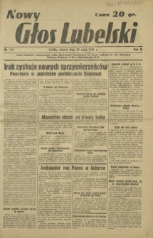 Nowy Głos Lubelski. R. 2, nr 115 (20 maja 1941)