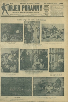 Kurjer Poranny : niedzielny dodatek ilustrowany do R. 50, No 31 (31 stycznia 1926)