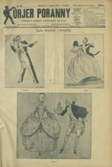 Kurjer Poranny : niedzielny dodatek ilustrowany do R. 50, No 38 (7 lutego 1926)