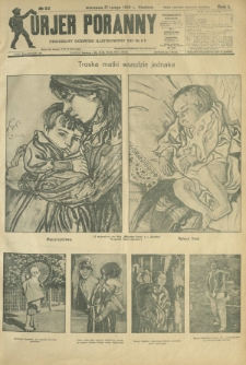 Kurjer Poranny : niedzielny dodatek ilustrowany do R. 50, No 52 (21 lutego 1926)