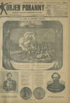 Kurjer Poranny : niedzielny dodatek ilustrowany do R. 50, No 59 (28 lutego 1926)