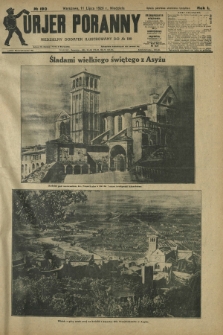 Kurjer Poranny : niedzielny dodatek ilustrowany do R. 50, No 190 (11 lipca 1926)