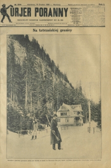 Kurjer Poranny : niedzielny dodatek ilustrowany do R. 50, No 350 (19 grudnia 1926)