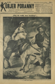 Kurjer Poranny : niedzielny dodatek ilustrowany do R. 50, No 355 (24 grudnia 1926)