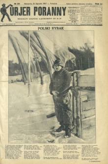 Kurjer Poranny : niedzielny dodatek ilustrowany do R. 51, No 30 (30 stycznia 1927)