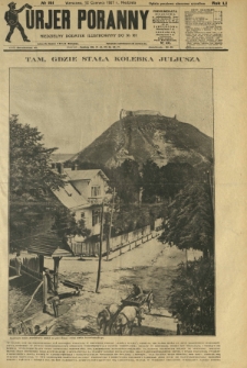 Kurjer Poranny : niedzielny dodatek ilustrowany do R. 51, No 161 (12 czerwca 1927)