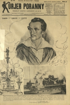 Kurjer Poranny : niedzielny dodatek ilustrowany do R. 51, No 175 (26 czerwca 1927)