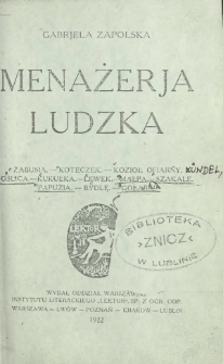 Menażerja ludzka