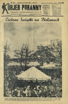 Kurjer Poranny : tygodniowy dodatek ilustrowany do R. 53, No 144 (26 maja 1929)