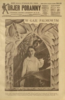Kurjer Poranny : tygodniowy dodatek ilustrowany do R. 54, No 297 (26 października 1930)