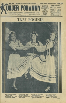 Kurjer Poranny : tygodniowy dodatek ilustrowany do R. 56, No 155 (5 czerwca 1932)