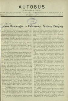 Autobus. R. 3, nr 1 (styczeń-luty 1933)