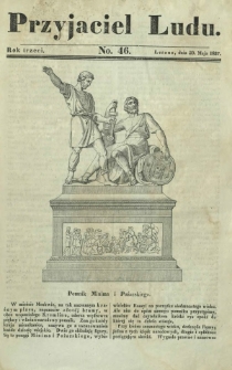 Przyjaciel Ludu : czyli tygodnik potrzebnych i pożytecznych wiadomości. R. 3, No 46 (20 maja 1837)