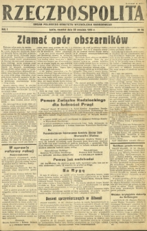 Rzeczpospolita : organ Polskiego Komitetu Wyzwolenia Narodowego. R. 1, nr 56 (28 września 1944)