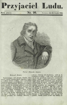 Przyjaciel Ludu : czyli tygodnik potrzebnych i pożytecznych wiadomości. R. 5, No 26 (29 grudnia 1838)