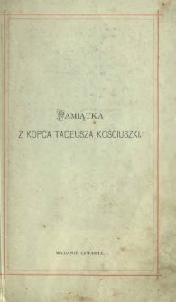 Pamiątka z kopca Tadeusza Kościuszki