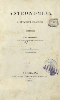 Astronomija dra Fryderyka Schoedlera