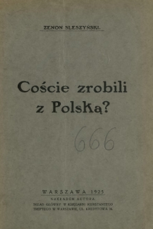 Coście zrobili z Polską?