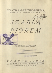 Szablą i pi&oacute;rem