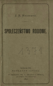 Społeczeństwo rodowe