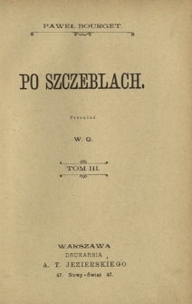 Po szczeblach. T. 3