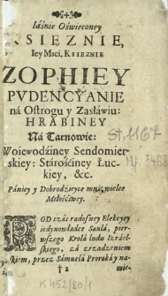 Żywot Przenachwalebnieyszey Bogarodzice Panny Maryey : Zebrany z Pisma Świętego tak starego iako y nowego Testamentu, tudziesz y z Doktor&oacute;w kościelnych tak Graeckich iako y Łacińskich, nad to y hystoryk&oacute;w Chrześciiańskich y Poganskich