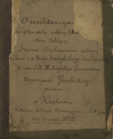 O Exorbitancyach, Ktore w tym wieku niektorzy Ich Mość PP. Swieccy Nowi Politycy Stanowi Dvchownemv zadaią