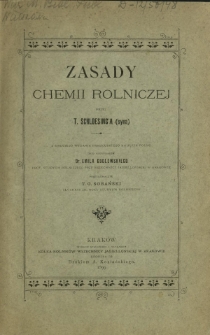 Zasady chemii rolniczej