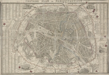 Nouveau plan de Paris fortifiè