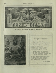 Orzeł Biały : tygodnik, wychodzi na każdą niedzielę. - R. 1, nr 18 (3 maja 1925)
