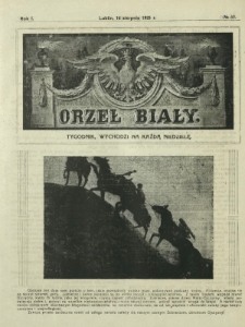 Orzeł Biały : tygodnik, wychodzi na każdą niedzielę. - R. 1, nr 33 (16 sierpnia 1925)