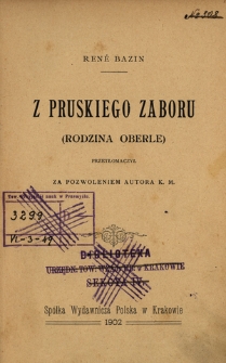 Z pruskiego zaboru : (Rodzina Oberle)