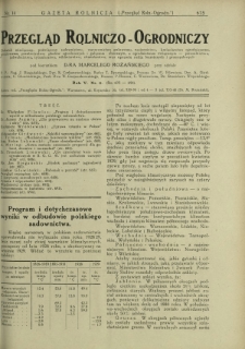 Przegląd Rolniczo-Ogrodniczy: dodatek miesięczny poświęcony sadownictwu, warzywnictwu polowemu, nasiennictwu kwiaciarstwu ogrodniczemu, gruntowemu, przetw&oacute;rstwu płod&oacute;w ogrodniczych i gałęziom ubocznym [...]. R. 5 nr 4