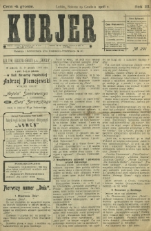 Kurjer / redaktor i wydawca Stanisław Korczak. - R. 3, nr 291 (19 grudnia 1908)