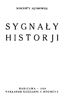Sygnały historji