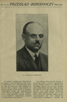 Przegląd Ogrodniczy R. 10, Nr 6-7 (1927)