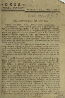 Orka "Prawda Zwycięży". R.2, nr 2 (maj 1942)